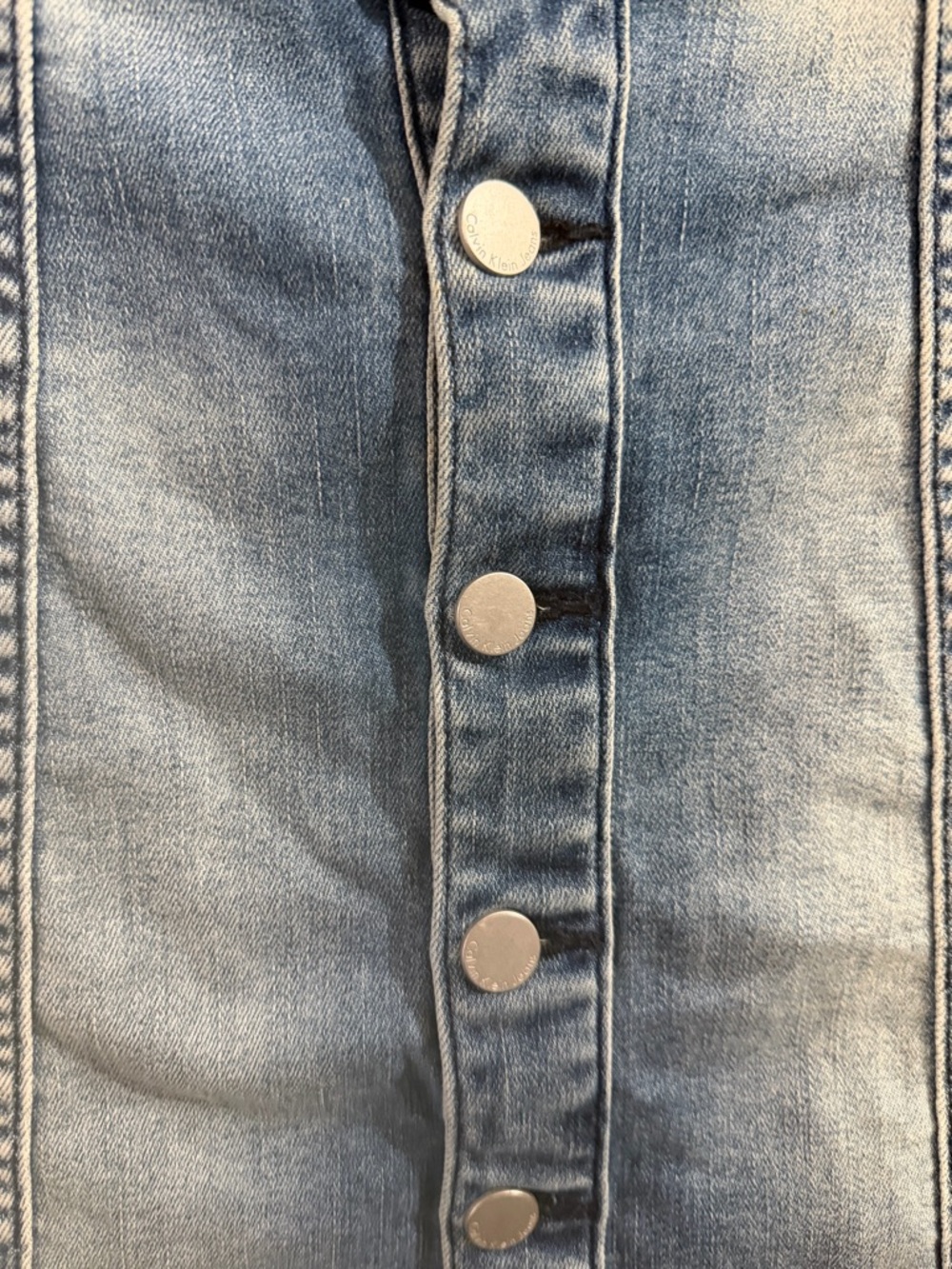 Calvin Klein Jeans  denim mini skirt - Picture 4 of 4
